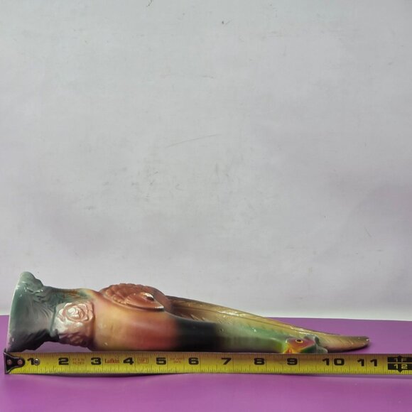 Vintage Ardco Ceramic Mid Century Modern Phoenix Bird Figurine Glaze Handcrafted - Picture 10 of 10